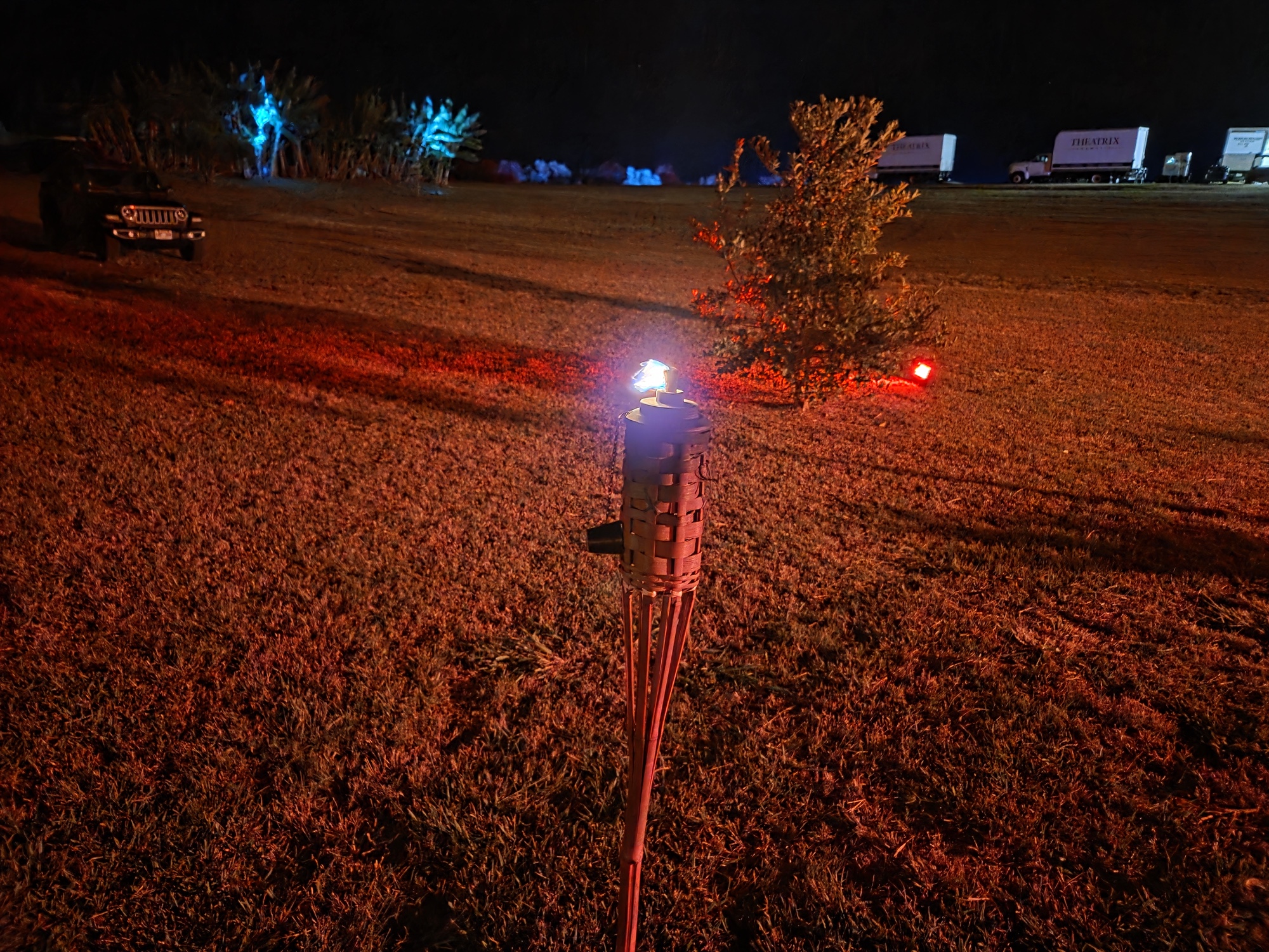 Torch at night by Galaxy S25 Plus