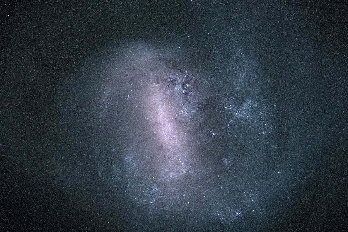 Image of the Large Magellanic Cloud produced using data from the European Space Agency's Gaia mission. Credit: ESA/Gaia/DPAC