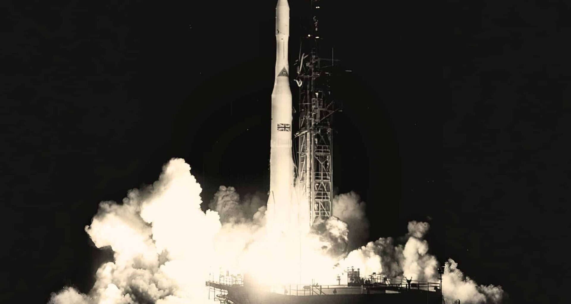 Launch Of The First Skynet Satellite, Skynet 1a, By delta Rocket in 1969 From cape Canaveral