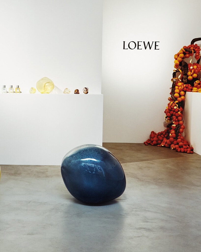 LOEWE inflates colorful bubble sculptures across mayfair storefront