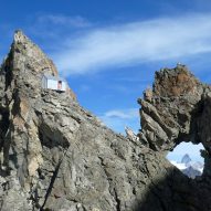 Bivouac Luca Pasqualetti by Roberto Dini and Stefano Girodo in the Italian Alps