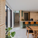 Mahogany House / R ARCHITECTURE - Interior Photography, Wood, Door, Chair, Glass