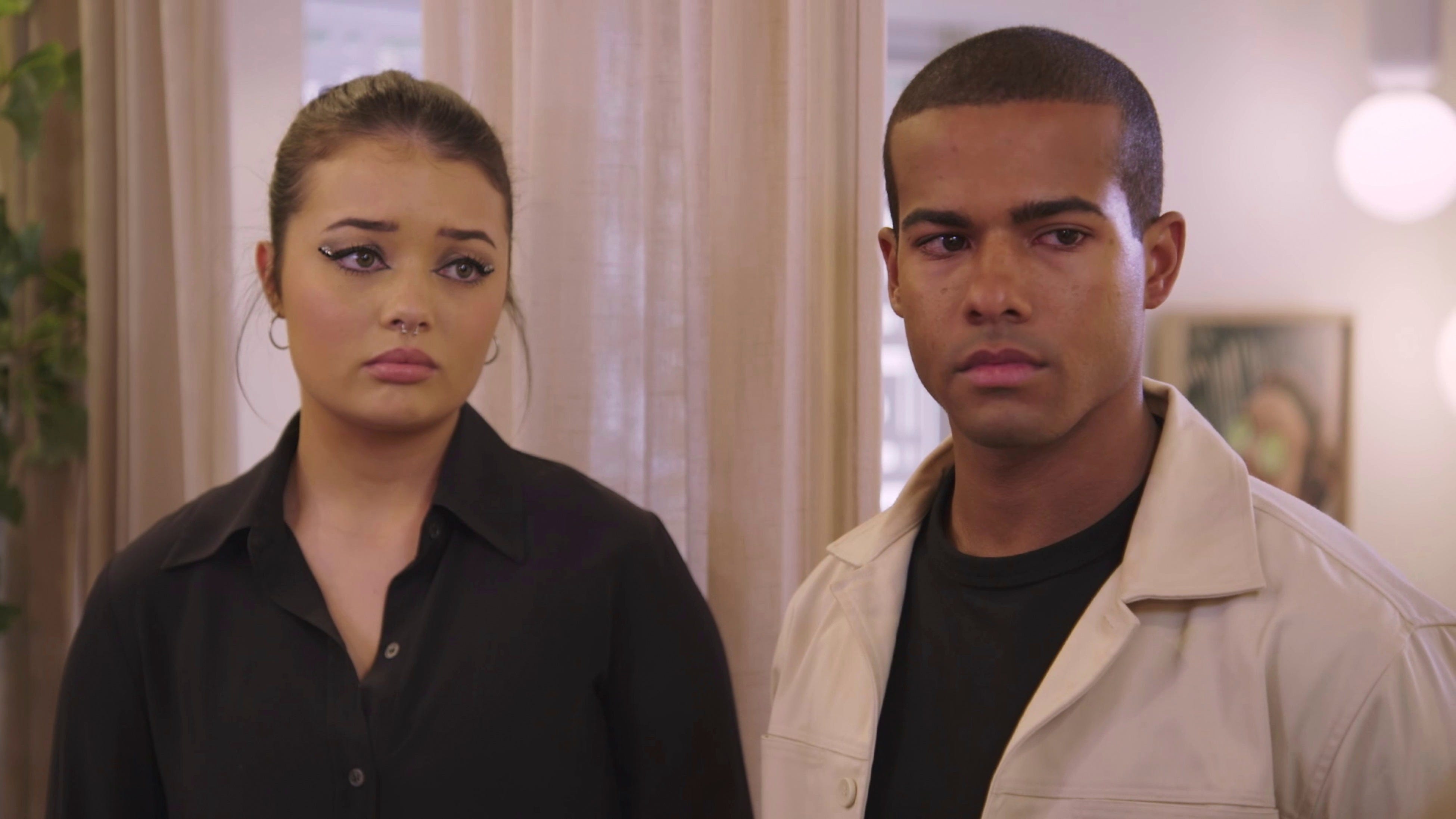 sadie rodwell and taye obasi in neighbours