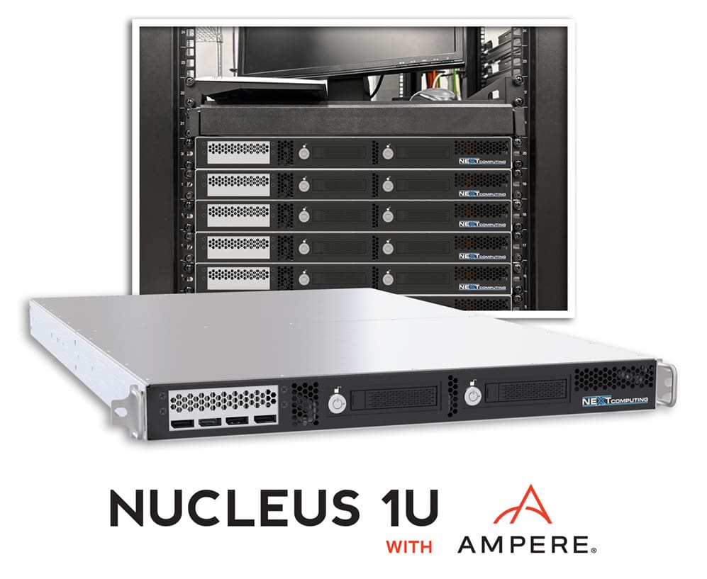 NextComputing Launches Nucleus 1U Server With 192-Core Ampere Processors