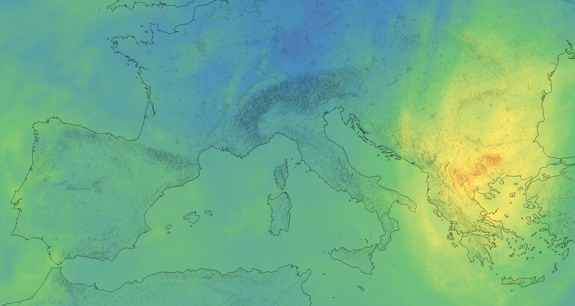 First Copernicus Sentinel-4 images showcase Europe's hourly air pollution watch