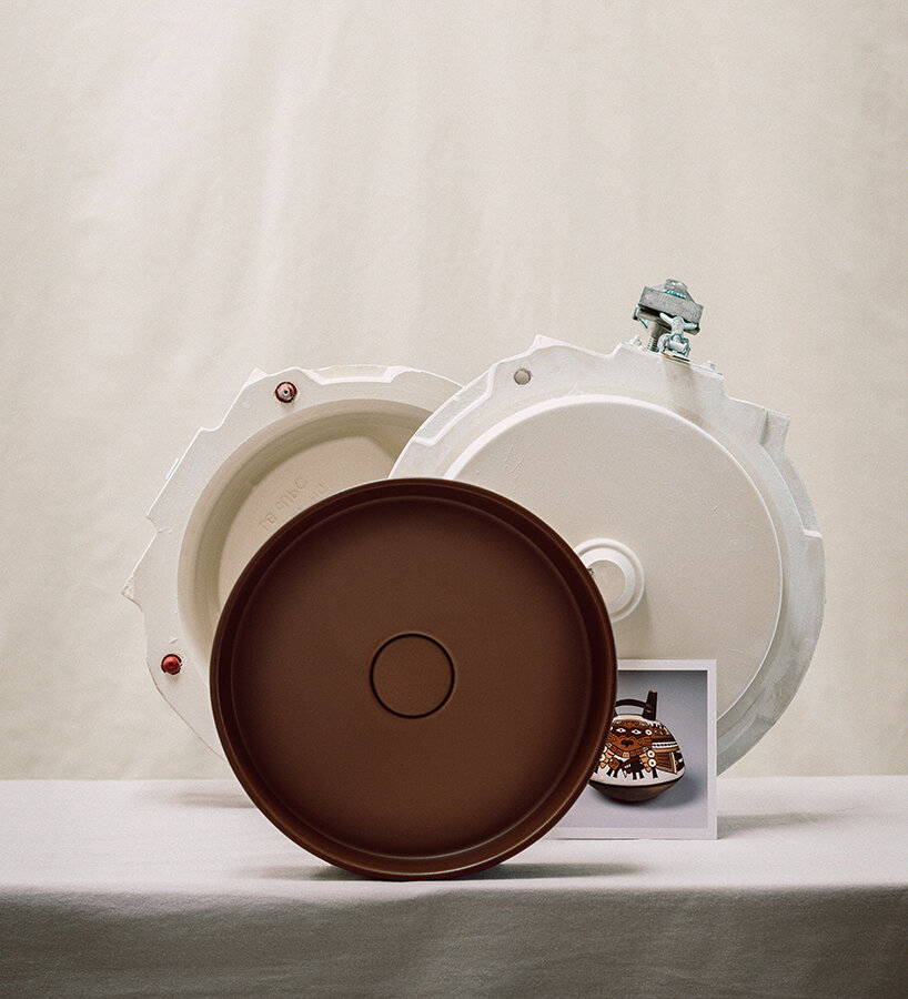 mocha mousse, pantone color of the year 2025, matches LAUFEN bathroom design