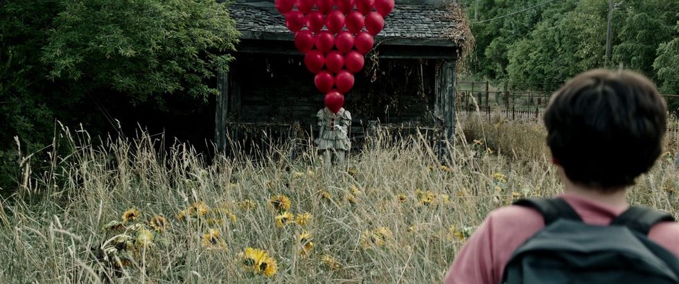 Pennywise Clown with his red balloons
