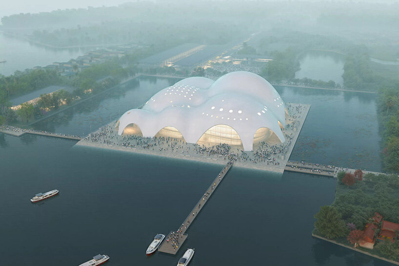 renzo piano breaks ground on hanoi's opera house, crowned with shimmering dome