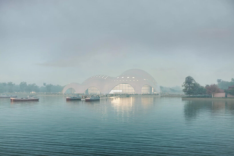 renzo piano breaks ground on hanoi's opera house, crowned with shimmering dome
