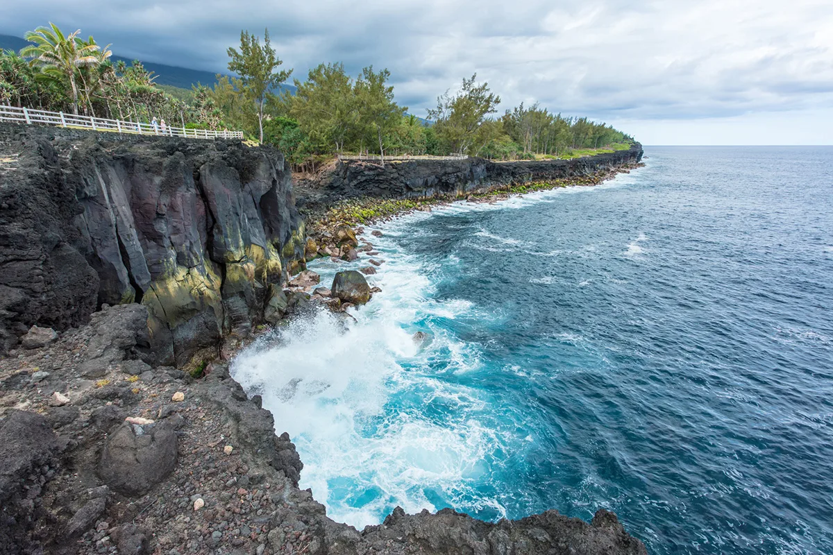 The researchers gathered rocks from across the world, including Réunion Island. Credit: Kelly Cheng / Getty Images