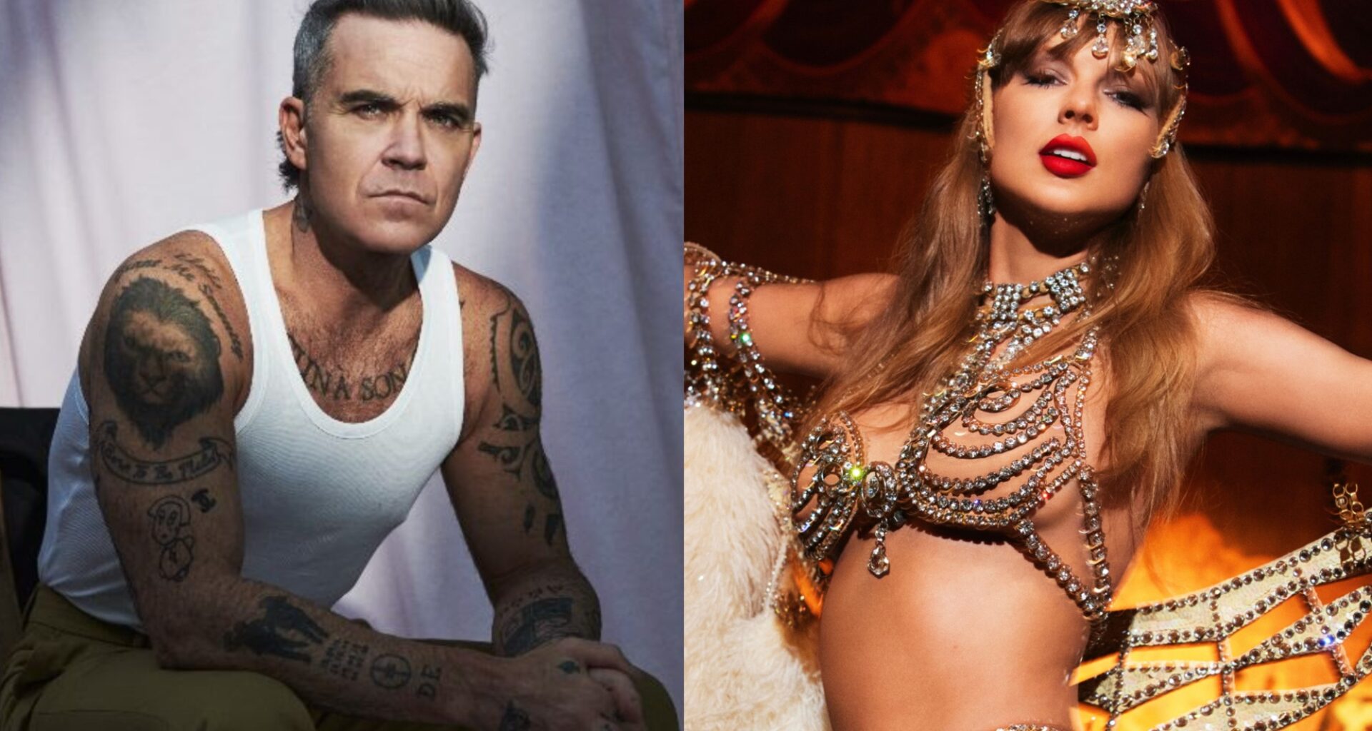 Robbie Williams admits 'BRITPOP' album was delayed to avoid Taylor Swift clash: "You can't compete"