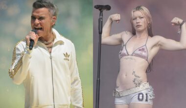 Watch Robbie Williams put a cheeky spin on Wet Leg's 'Chaise Longue' in the Radio 1 Anthems Live Lounge