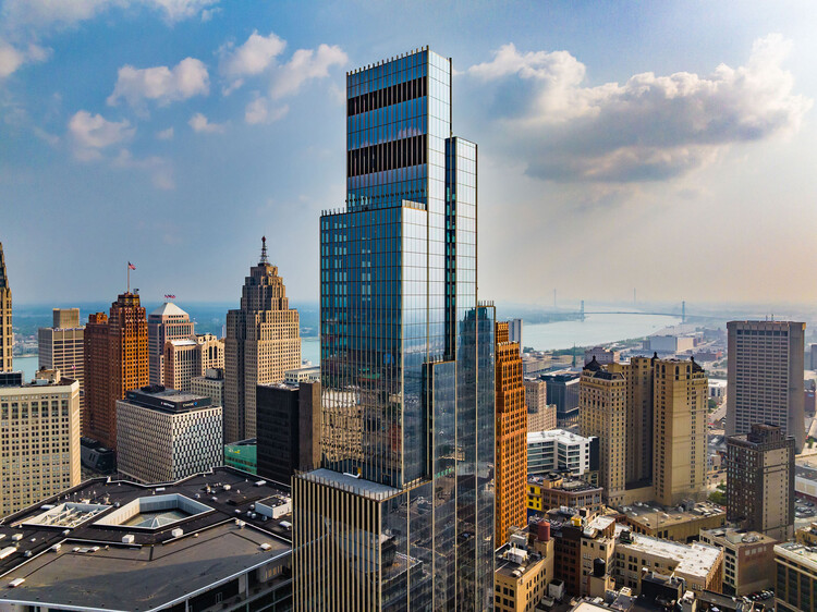 SHoP Architects Completes First Stage of Hudson’s Detroit Mixed-Use Development - Image 1 of 16