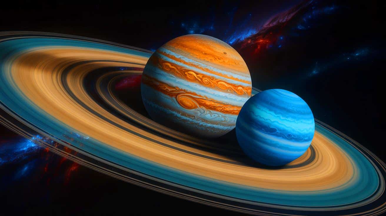 Illustration of Jupiter's Jet Streams and Atmospheric Dynamics.