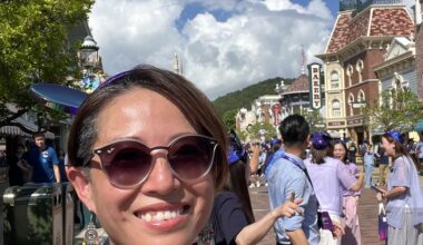 Kitty celebrating 20 years at Hong Kong Disneyland during The Most Magical Party Of All!