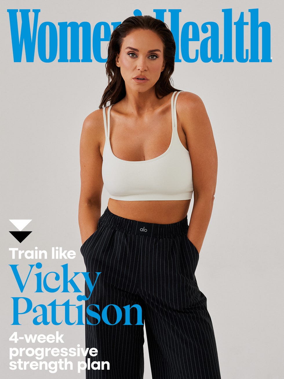 cover of womens health magazine featuring a fitness theme