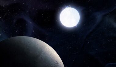 Artist's illustration of an Earth-like exoplanet orbiting a white dwarf. (Credit: W. M. Keck Observatory/Adam Makarenko)