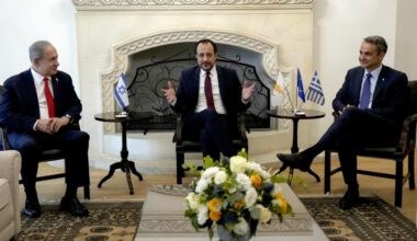 Israel talks defence with Greece and Cyprus, as Turkey issues Netanyahu warrant