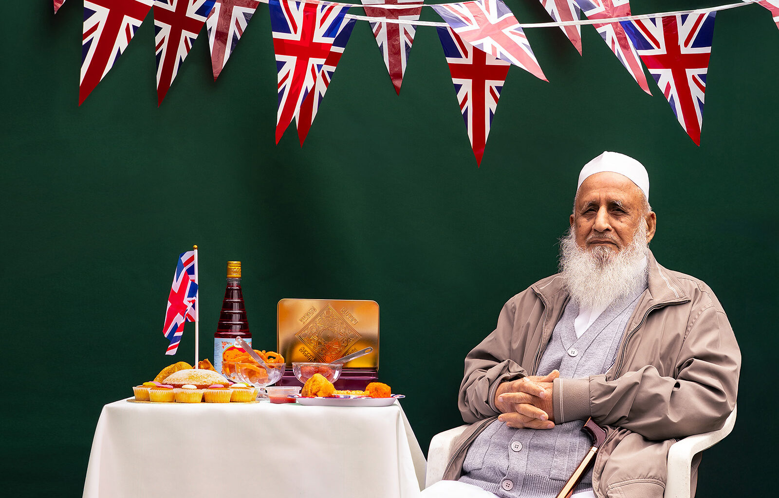 Cherry Bakewells, Angel Slices and Gulab Jamun, part of Babaji
