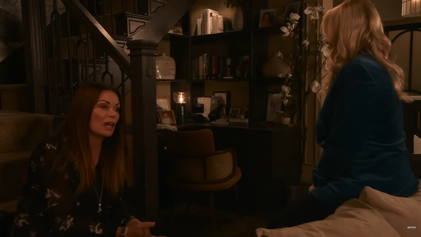 Alison King as Carla Connor and Vicky Myers as Lisa Swain