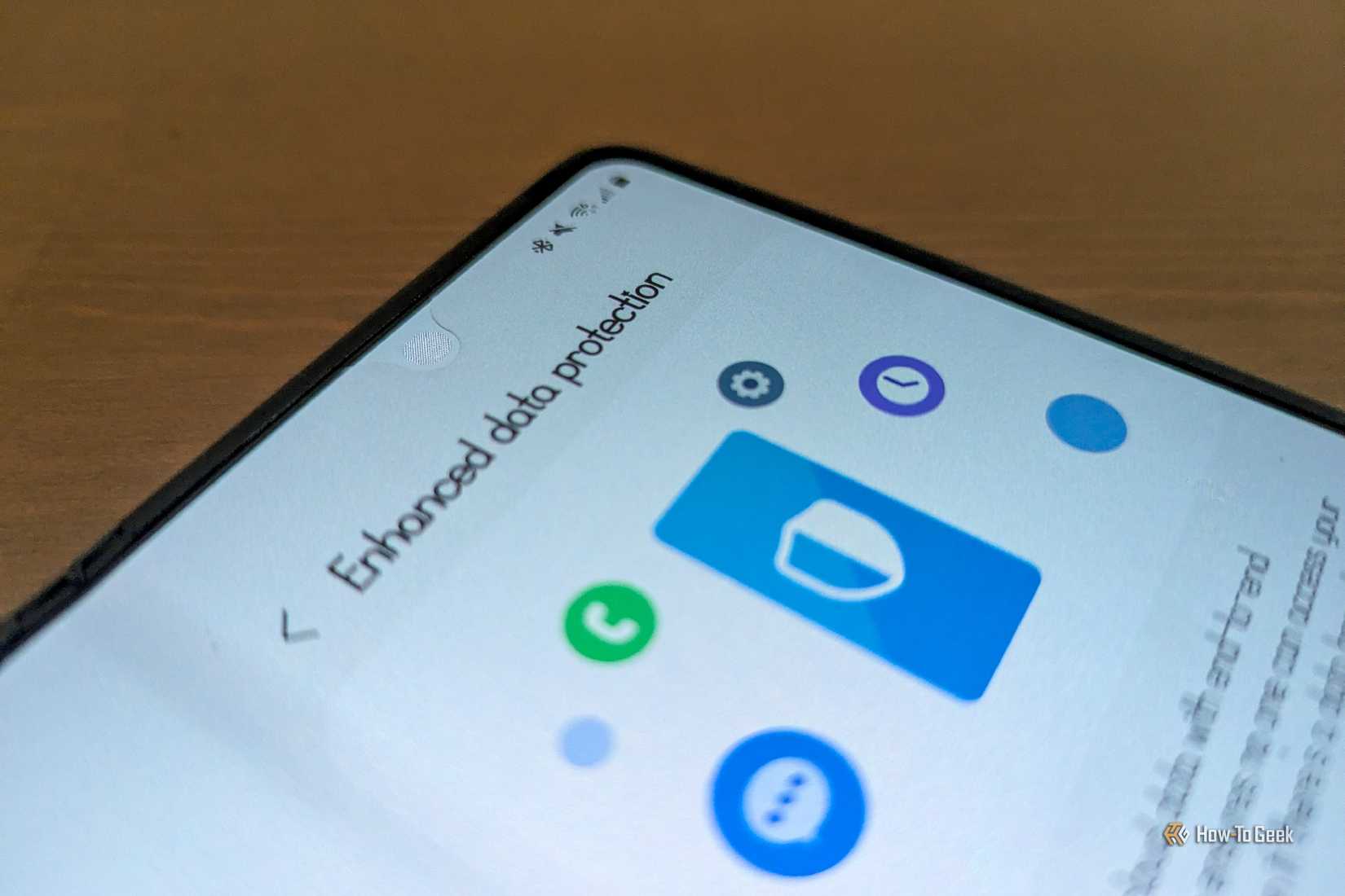 Enhanced Data Protection on a Galaxy Z Fold 5