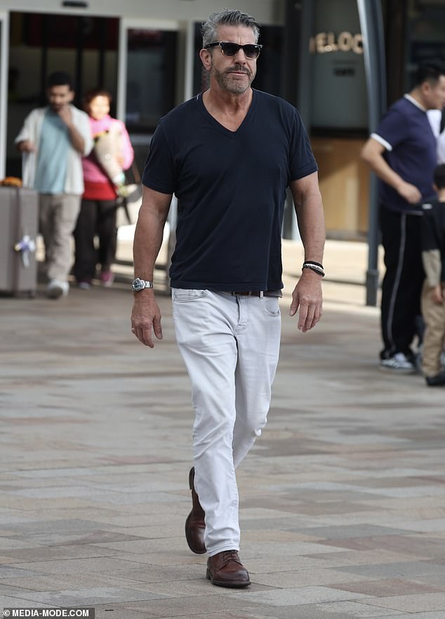 Barry 'Bear' Myrden (pictured) has been photographed looking glum after filming The Golden Bachelor's season finale