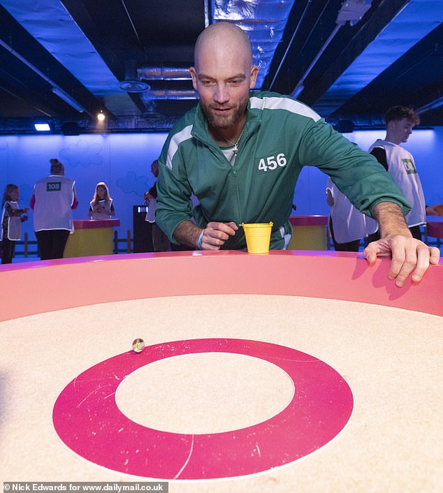 I needn't have worried about the day because Glyn - who was player 36 on the Netflix series - was the perfect star to accompany me through the experience