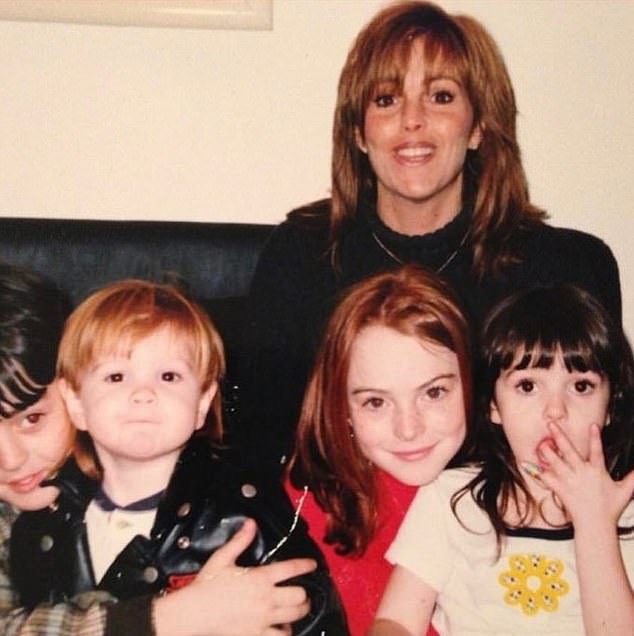 He shared a series of intimate family photos, including throwback snaps with Lindsay, brother Michael Jr., sister Aliana and mom Dina