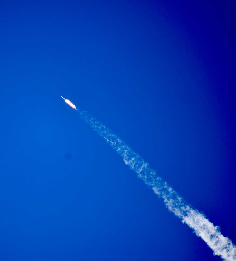 A Falcon 9 rocket blasts off from Vandenberg Space Force Base on Friday morning to carry the Transporter-15 mission made up of 140 payloads.