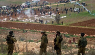 Rocks, gunfire, and weapons used in Gush Etzion clashes