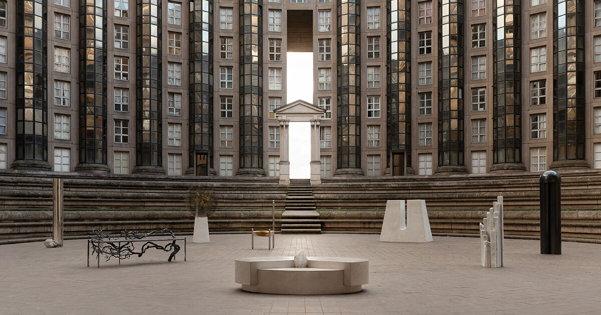 galerie philia show activates brutalist landmarks in grand paris