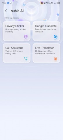 AI Translate - nubia Z80 Ultra review