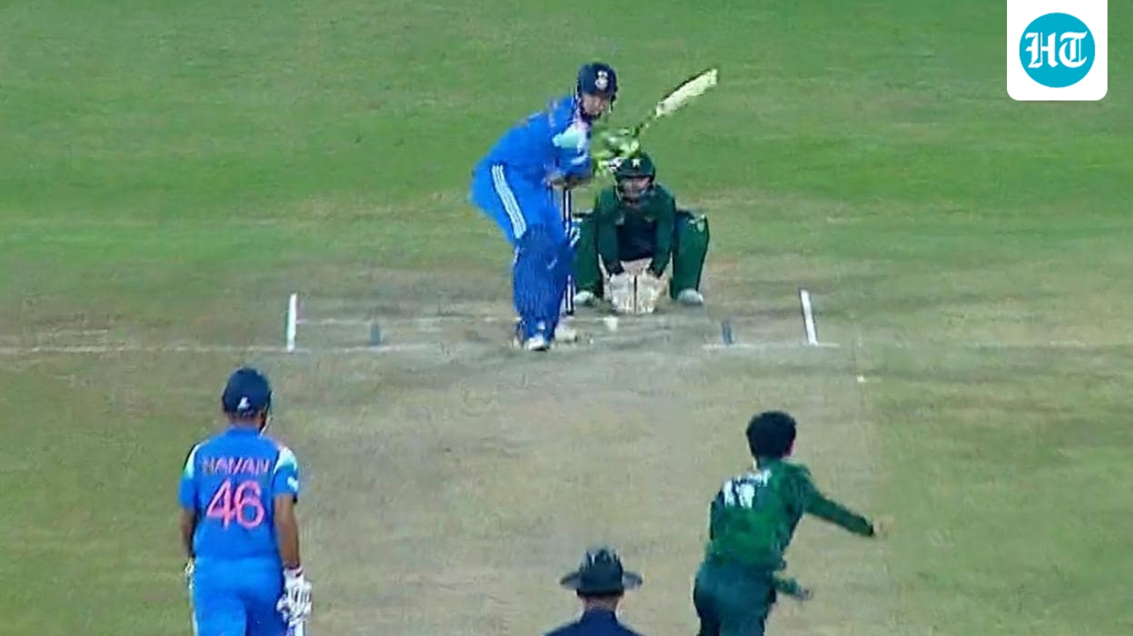 Vaibhav Suryavanshi says ‘ball daal na’ after Pakistan pacer tries to needle him, then smacks him for four next delivery