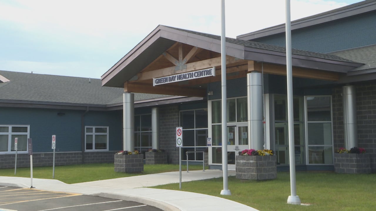 Entrance to a small hospital