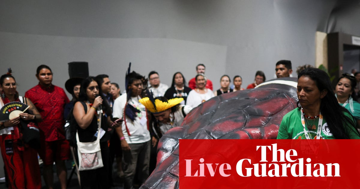 ‘Our future is being burnt down’: youth activists call for fossil phaseout at Cop30 – as it happened | Climate crisis