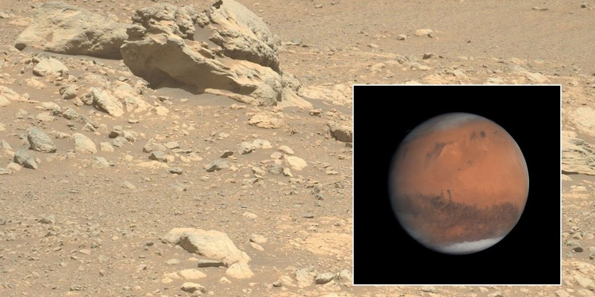 Space mystery leaves scientists baffled as rock found on Mars 'doesn't belong there'