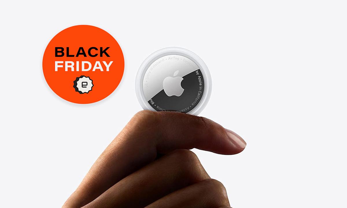 Pick up a four-pack of AirTags for a record-low price for Black Friday