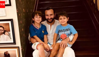 Jeh Ali Khan blocks paparazzi from clicking dad Saif Ali Khan, internet can’t stop calling him 'Bebo 2.0' |