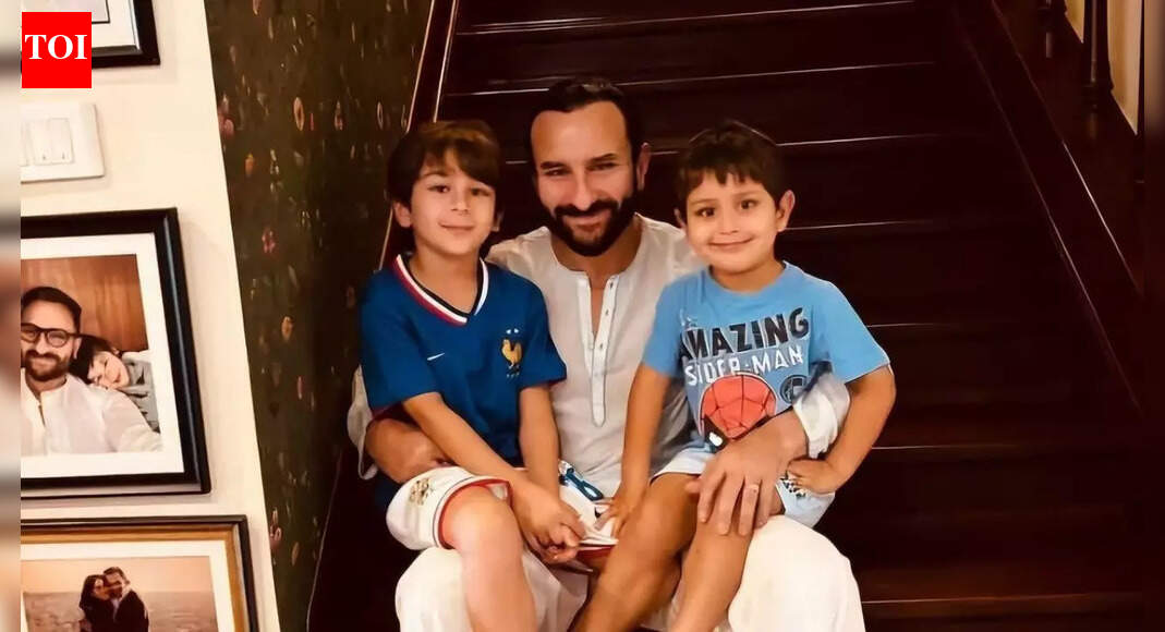 Jeh Ali Khan blocks paparazzi from clicking dad Saif Ali Khan, internet can’t stop calling him 'Bebo 2.0' |