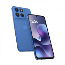 Moto G57 Power in Corsair, Fluidity, and Regatta colors