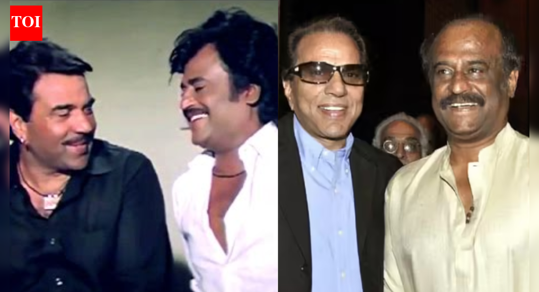 Dharmendra passes away: Rajinikanth pens emotional note, wishes heartfelt farewell to his friend with ‘golden heart’ | Hindi Movie News