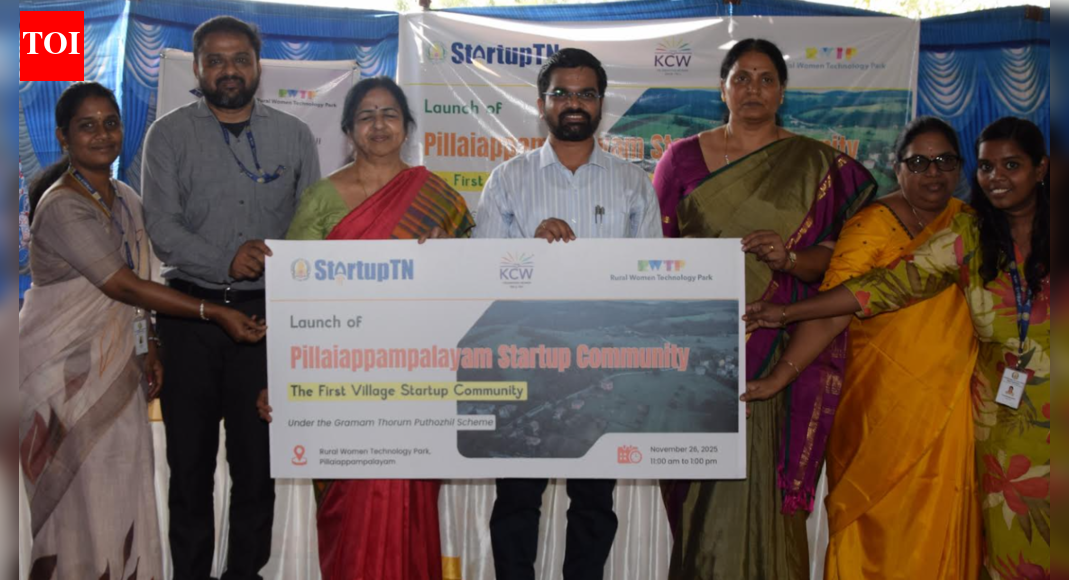 Tamil Nadu’s first village startup community launched in Coimbatore district | Coimbatore News