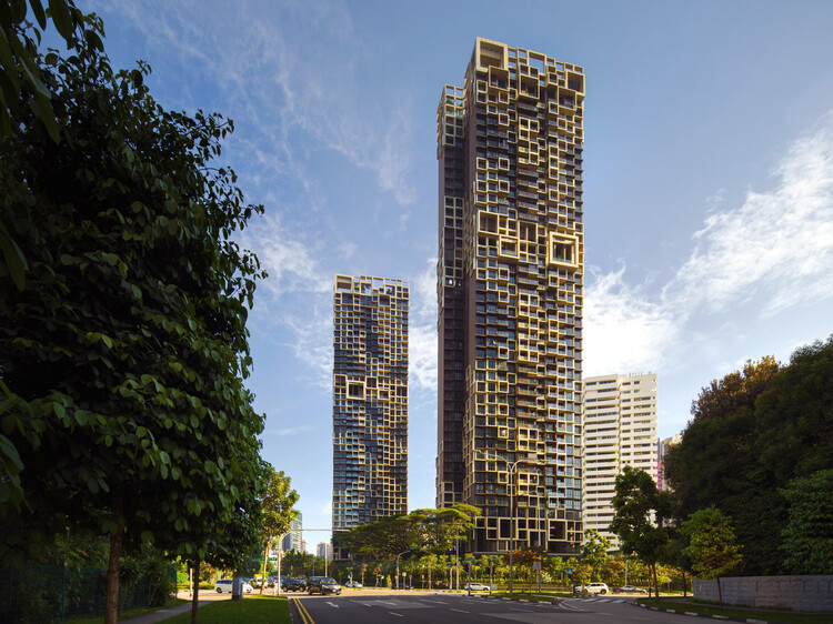 MVRDV Clads ADDP Architects' Modular Residential Towers with a Pixelated Facade in Singapore - Image 3 of 27