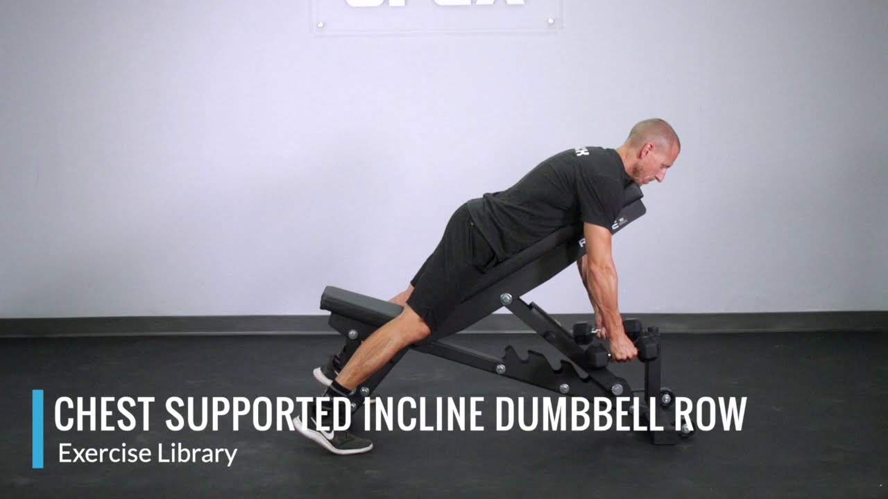 Chest Supported Incline Dumbbell Row - OPEX Exercise Library - YouTube