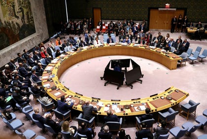 The United Nations Security Council, September.
