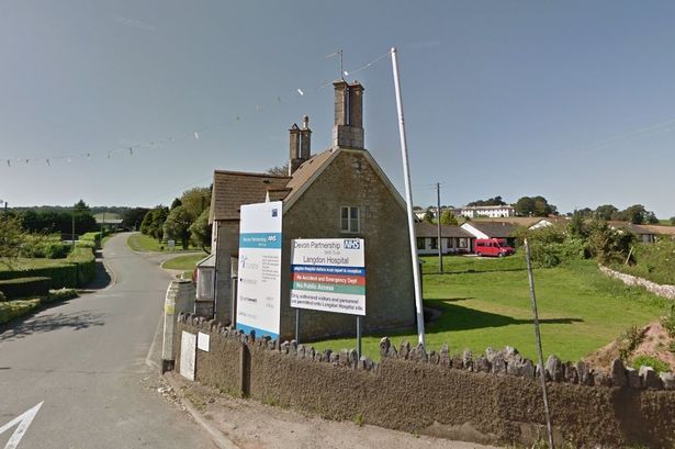 The entrance to Langdon Hospital at Dawlish