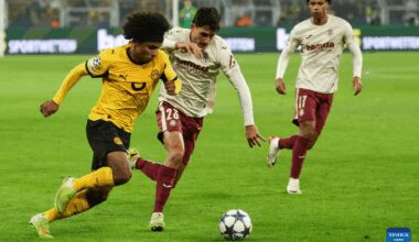 Borussia Dortmund vs. Villarreal CF-Xinhua