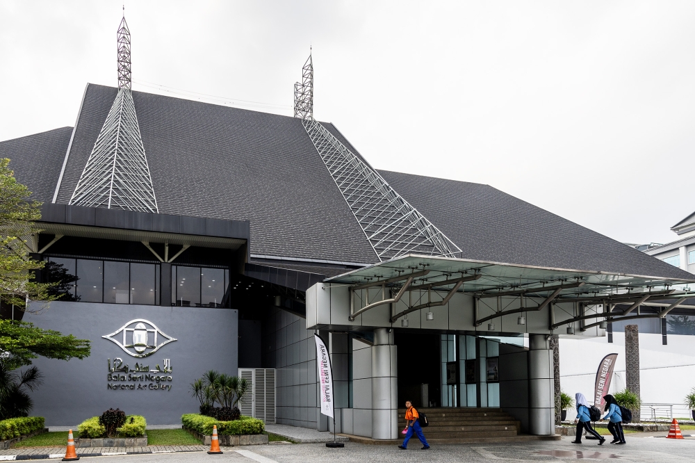 The main entrance of the National Art Gallery, located on Jalan Temerloh, off Jalan Tun Razak, Kuala Lumpur. — Picture by Firdaus Latif