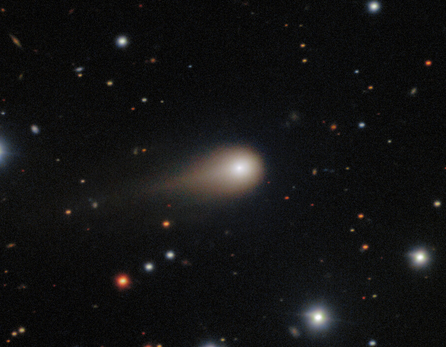 Image of comet 3I/ATLAS captured by the Gemini Multi-Object Spectrograph on Gemini South at Cerro Pachón in Chile (Credit : International Gemini Observatory/NOIRLab/NSF/AURA)