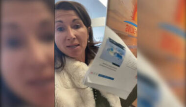 Ezra Healing owner Svetlana Rilkoff shows off paperwork from Health Canada during an inspection of her business on Oct. 30, 2025. Health Canada confirmed to Black Press Media it seized unauthorized products, including ivermectin. (Svetlana Rilkoff/Facebook)